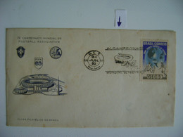 BRAZIL - ENVELOPE IV WORLD FOOTBALL / SOCCER CHAMPIONSHIP IN 24/06/1950 IN THE STATE - 1950 – Brazilië