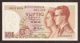 BELGIUM. 50 Francs 1966. Pick 139. AU/UNC - Autres & Non Classés