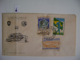 BRAZIL - ENVELOPE IV WORLD FOOTBALL / SOCCER CHAMPIONSHIP IN 24/06/1950 IN THE STATE - 1950 – Brasile