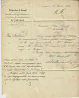 SCHNEIDER HOUILLERES FORGES FONDERIES ATELIERS CONSTRUCTIONS LE CREUSOT 1864 Sign.A. Deseilligny - Andere & Zonder Classificatie