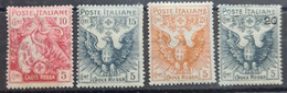 ITALY / ITALIA 1915/16 - MNH - Sc# B1-B4 - Nuevos