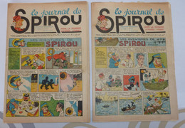 2 "JOURNAL DE SPIROU " CINQUIEME ANNEE - Les N° 13 Et 14 Du 26 Mars Et 2 Avril1942 -- 12 Pages !!!voir  Les 2 Scans ! - Spirou Magazine