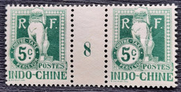 Indochine 1908 Taxe 7 Millesime 1908 Infime Charniere * TB Cote 18€ - Strafport