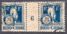 Indochine 1926 Taxe 41 Millesime 1926 Ob TB Cote 100€ - Strafport