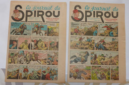 2 "JOURNAL DE SPIROU " SIXIEME  ANNEE - N° 8 Et 9 Du 26 Fevrier Et 4 Mars 1943 -- 8 Pages !!!voir Les 4 Scans ! - Spirou Magazine