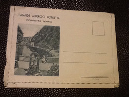 Cartolina Pubblicitaria Albergo Porretta - Bologna