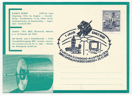 AUTRICHE - Carton - Oblit Temporaire "1 Jahr Early Bird - EUROPA (London) Australien " GMÜND 25/11/1967 - Cartas & Documentos