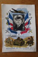 Armée De L'air Photo Souvenir Classe 1952 Avec Frise  HONNEUR ET PATRIE - Oorlog, Militair