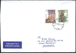 Mailed Cover With Stamps Architecture 1999 2002 From Poland - Storia Postale