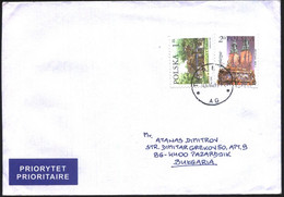 Mailed Cover With Stamps Architecture 1999 2002 From Poland - Cartas & Documentos