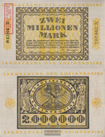 Dusseldorf Inflationsgeld The City Dusseldorf With Print Used (III) 1923 2 One Million Mark Dusseldorf - 2 Millionen Mark
