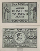 Dusseldorf Inflationsgeld The City Dusseldorf Used (III) 1923 100.000 Mark Dusseldorf - 100000 Mark