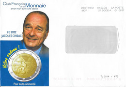 Enveloppe Destinéo : Jacques Chirac. - Storia Postale