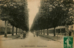 Montgeron * Le Boulevard Sellier * Villageois - Montgeron