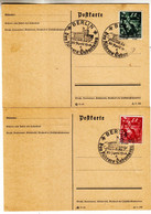 Allemagne - Empire - 2 Cartes Postales De 1938 - Oblit Berlin - Anniversaire D'Hitler - - Cartas