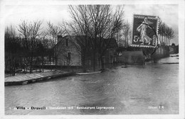 Villa Draveil * Inondation De 1910 * Carte Photo * Le Restaurant Lapreuvote * Crue Catastrophe - Draveil