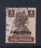 Pakistan: 1947   KGVI 'Pakistan' OVPT    SG9    4a     Used - Pakistan