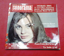 Sonorama N°40 Mai 1962 Jacques Brel Bruxelles Rosa Une île Ella Fitzgerald Catherine Rouvel Eddie Barclay - Formats Spéciaux