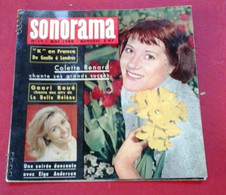 Sonorama N°19 Mai 1960 Colette Renard Rino Joe Santieri Elga Andresen Geori Boue - Formats Spéciaux