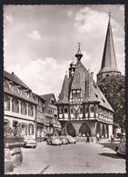 Michelstadt Im Odenwald - Rathaus - Oldtimer - VW Käfer - Opel Rekord (AK-1-341) - Michelstadt