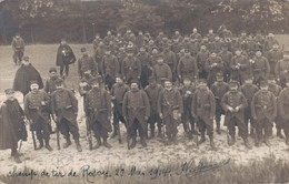 89 - CHAMP DE TIR DE ROSOY / CARTE PHOTO 1914 - Otros & Sin Clasificación