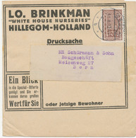 ÖSTERREICH 1922, Kab.-Zeitungsschleife Mit EF 120 Kr Und K2 „10 WIEN 75“ Nach BERN, Schweiz, Extem Seltene Frankatur - Cartas & Documentos