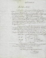 1853 VALEUR ESTIMATION DUNE MAISON à Vizille Isère Vallée De La Romanche LETTRE SIGNEE Massaud  => Bussière Grenoble - Historical Documents