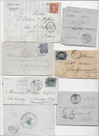 MOSELLE 6 Lettres Et 1 Devant METZ - 1849-1876: Classic Period