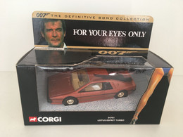 CORGI The Definitive James Bond Collection - Lotus Esprit Turbo - Collectors Et Insolites - Toutes Marques