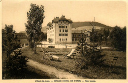 Villard De Lans * Grand Hôtel De Paris MAGDELEN Propriétaire * Ses Tennis * Sport - Villard-de-Lans