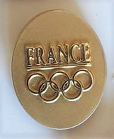 UU291 Pin's Doré JO Jeux Olympiques Olympic Games Albertville Ou Paris France - Juegos Olímpicos