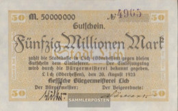 Lich Inflationsgeld City Lich Uncirculated 1923 50 Million Mark - 50 Millionen Mark