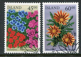 ICELAND  2003 Summer Flowers Used.  Michel 1028-29 - Gebraucht