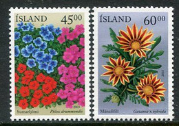 ICELAND  2003 Summer Flowers MNH / **.  Michel 1028-29 - Unused Stamps