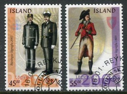 ICELAND  2003 Police Bicentenary Used.  Michel 1026-27 - Gebraucht