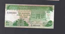 Maurice : Billet De 10 R   1972 (PPP35299) - Mauritius