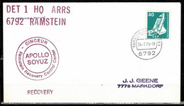 Germany  ASTP, Apollo-Soyuz Mission   24.07.1975 Ramstein - Non Classés