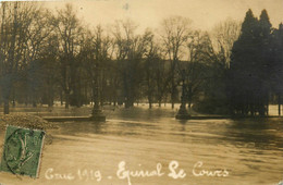 épinal * Carte Photo * La Crue De 1919 * Le Cours * Inondation Catastrophe - Epinal