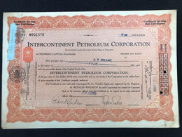 Intercontinent Petroleum Corporation - Pétrole