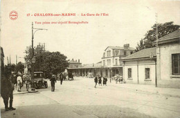 Châlons Sur Marne * La Gare De L'est * Automobile Voiture Ancienne - Châlons-sur-Marne