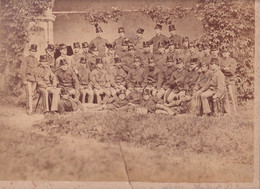 Sarajevo - Big Joint Photo Of Foresters, Foresters Engineers And Students From 1880. Photograph Glued To Decorative Card - Old (before 1900)