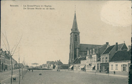 BE SELZAETE / Zelzate - La Grand' Place Et L'Eglise / - Zelzate