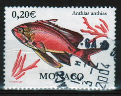 Monaco Single Stamp From 2002 Set To Celebrate Flora And Fauna. - Oblitérés