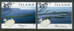 ICELAND  2002 Islands Used.  Michel 1020-21 - Usados