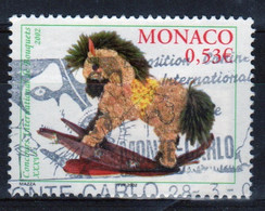 Monaco Single 53c Stamp From 2002 Set To Celebrate 35th Monte Carlo Flower Show. - Usados