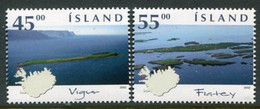 ICELAND  2002 Islands MNH / **.  Michel 1020-21 - Unused Stamps