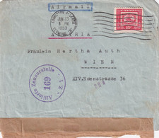 CANADA 1953 LETTRE CENSUREE DE EDMONTON - Brieven En Documenten