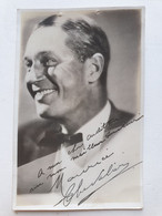 CPA - MAURICE CHEVALIER - Autographe - Cabarets