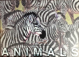 Zambia 2001 Animals Zebra Minisheet MNH - Non Classés