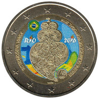 PO20016.3 - PORTUGAL - 2 Euros Commémo Colorisée Equipe Portugaise JO Rio 2016 - Portugal